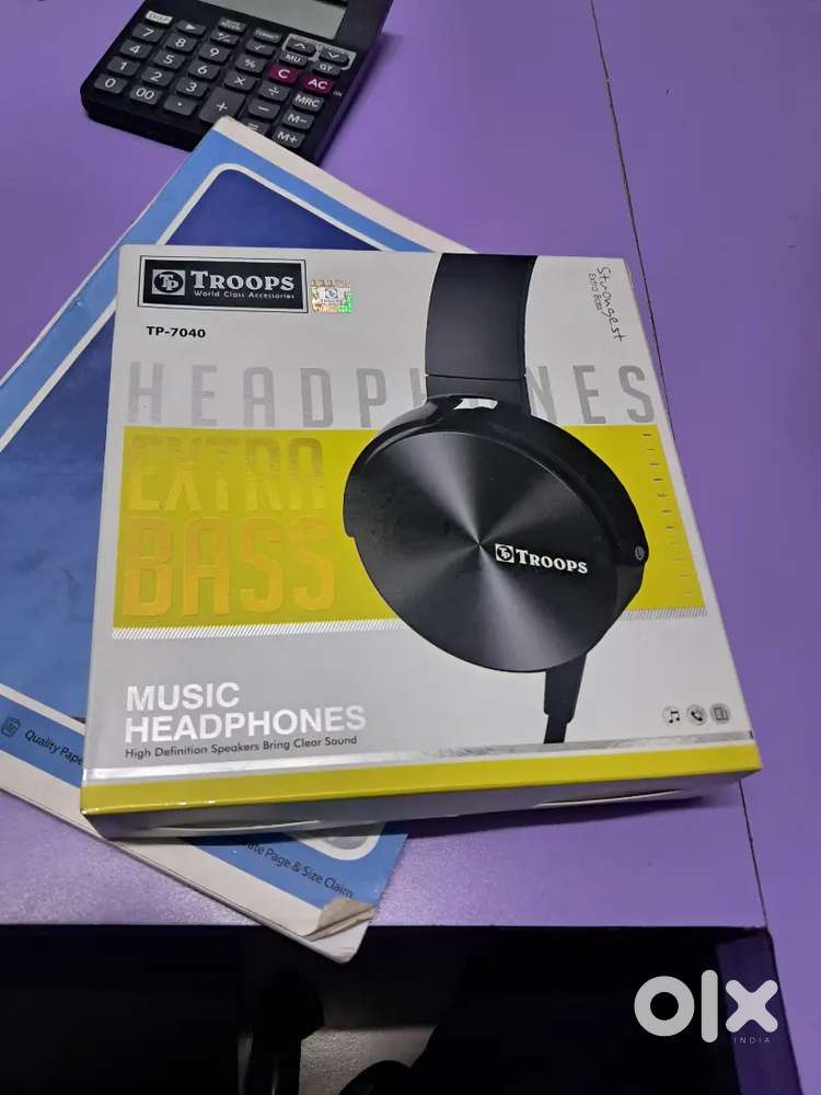 Headphones for gaming and calling . 40mm drivers with cable.Mrp is 999