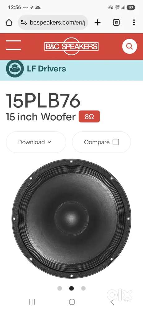B&C Speaker Orignal 15 inch 400watt