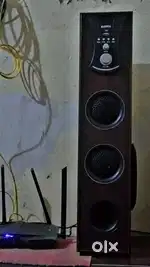 MAXOBULL Tower Speaker – Heavy Bass, USB/FM/AUX | Must Buy!