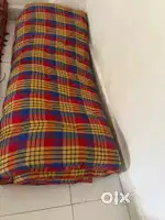 Multicoloured cotton bed mattress 4 by 6