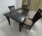 Dining table set with 4 chairs