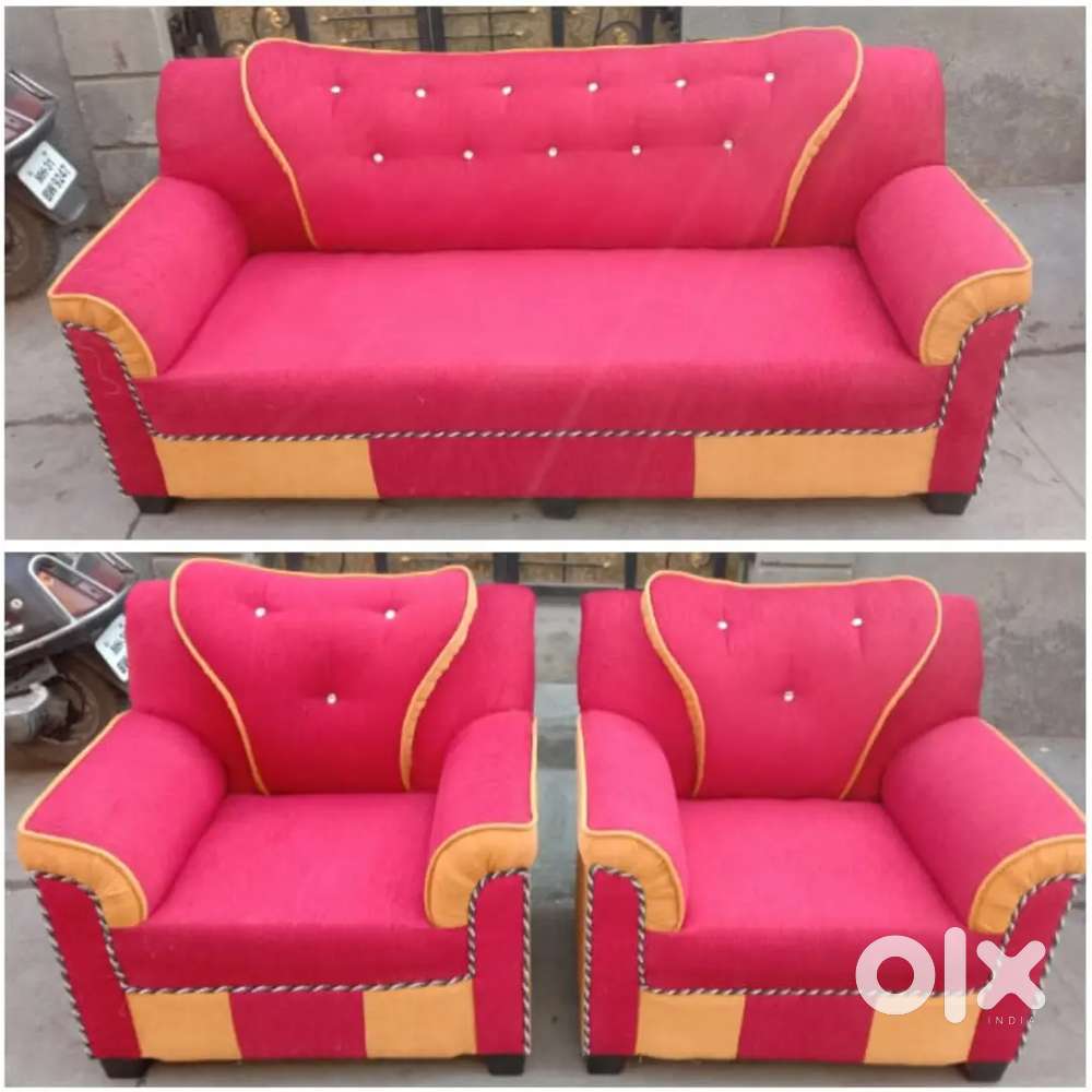 New sofa set Five seater 3+1+1