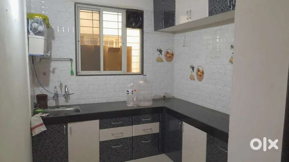 1 bhk semi furnished flat for rent near G mall keshav nagar