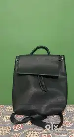 Faux Leather Backpack