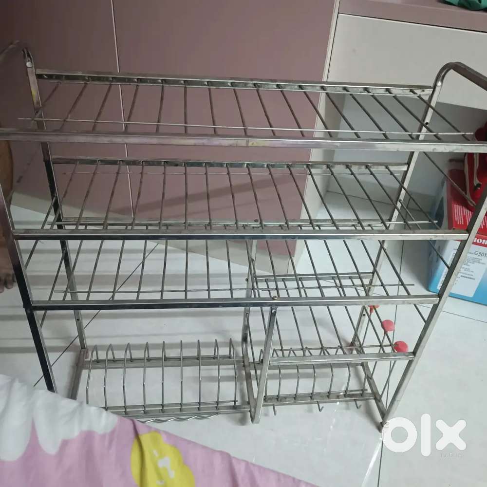 Stainless steel utensils stand