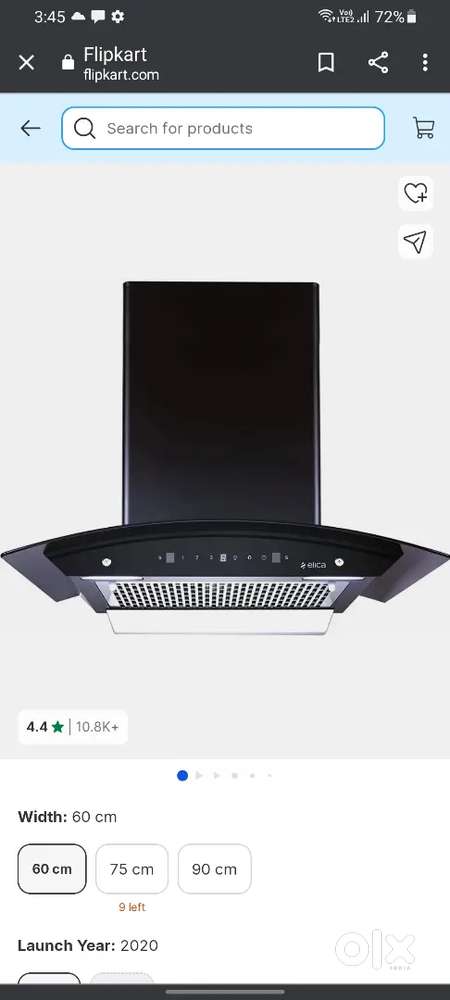 Elica chimni good condition 8 month old