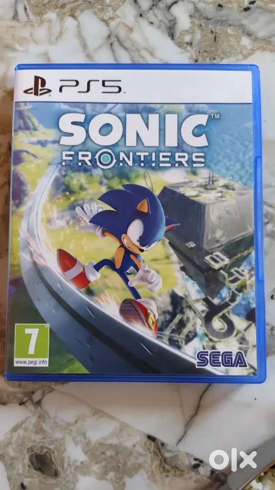 PS5 Sonic Frontiers game CD