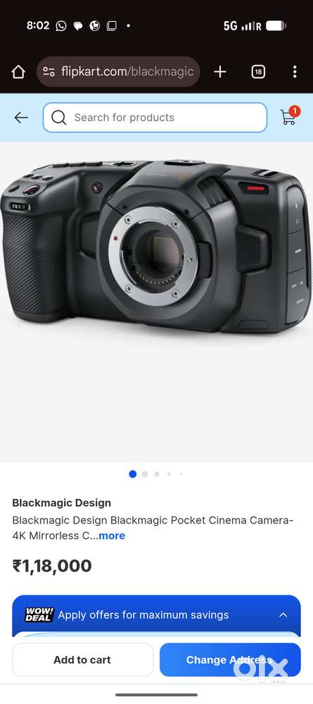 Cinema camera for sell