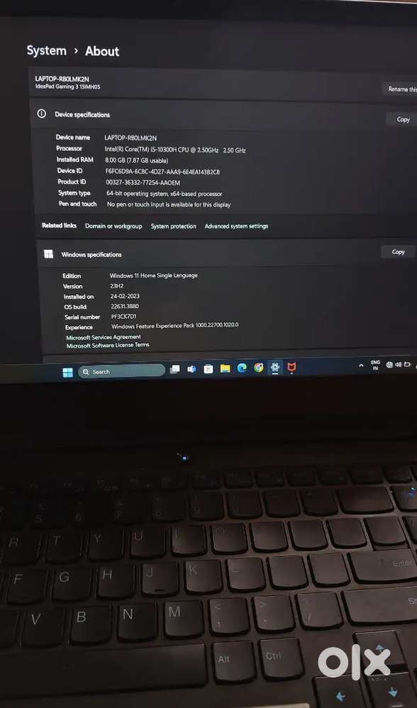 Lenovo Gaming Pad 3 – i5 / 8GB RAM / 512GB SSD – Excellent Condition