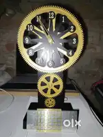 New trending gear wall table clock with clander