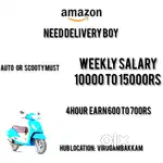 Need delivery boy with scooty