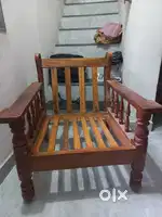 Wooden 2 Chair with seat