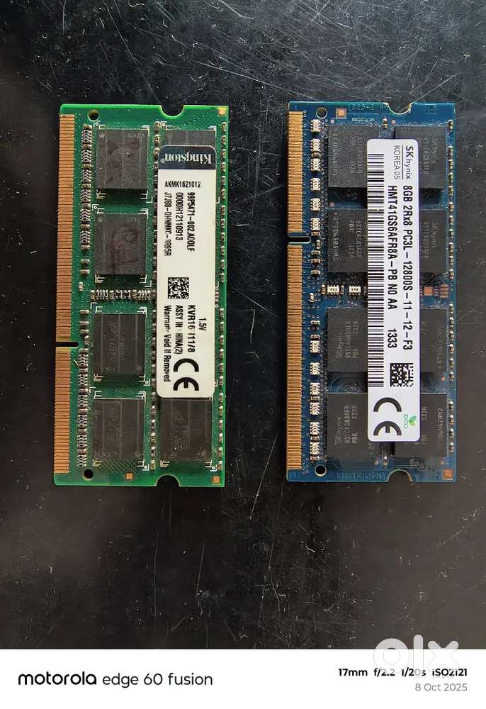DDR3 SDRAM 8GB x2 (16GB)