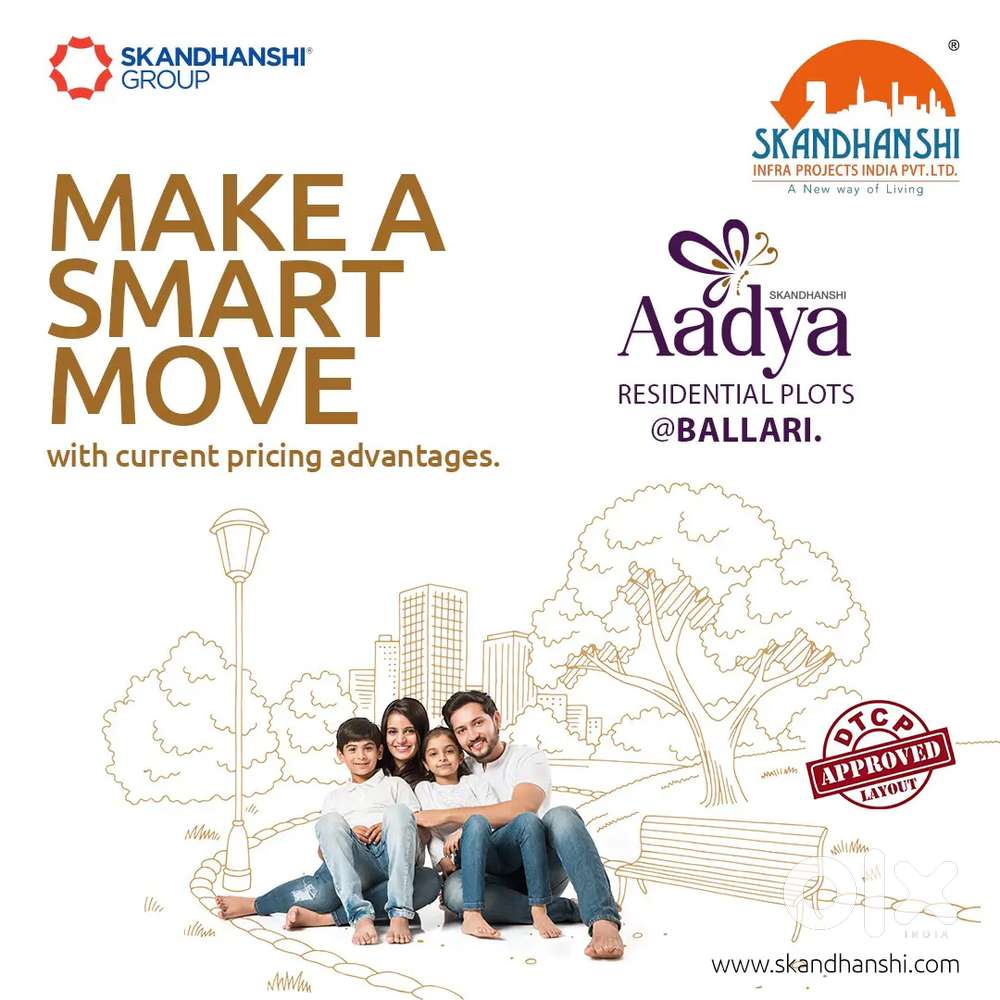 DTCP APPROVED  PLOTS @ TALUR ROAD NEAR PUPILS TREE SCHOOL BELLARY