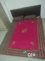 Double Bed With Cotton Gaadi