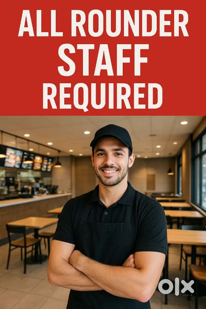 All rounder chaiye restaurant k liye