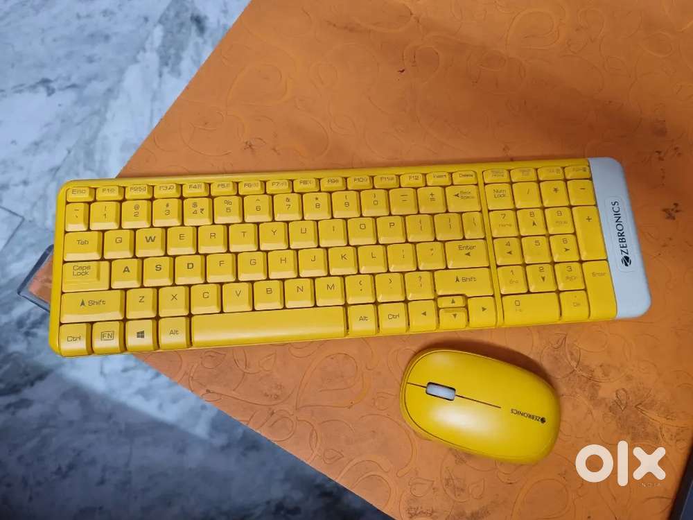 Zebronics wireless mouse and keyboard