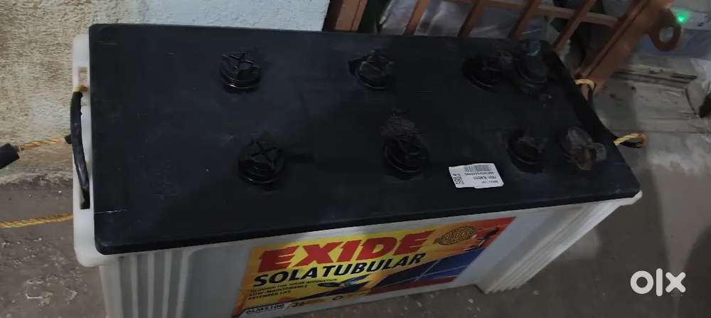 100AH एक्साइड बैट्री सोलर+सोलर प्लेट+प्लस कंट्रोलर