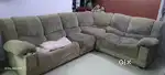 L shape Cushion Sofa for sale