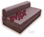 New folding sofa cum bed with design fabric at wholesale prices