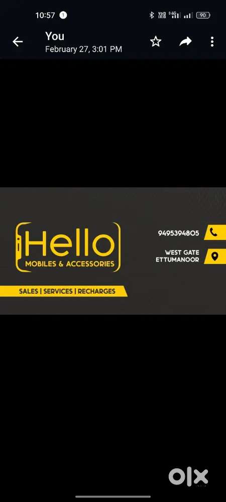 Salesman  for mobile shop