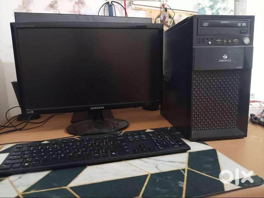 pc setup (cpu+monitor+keyboard&mouse)    Price is negotiable