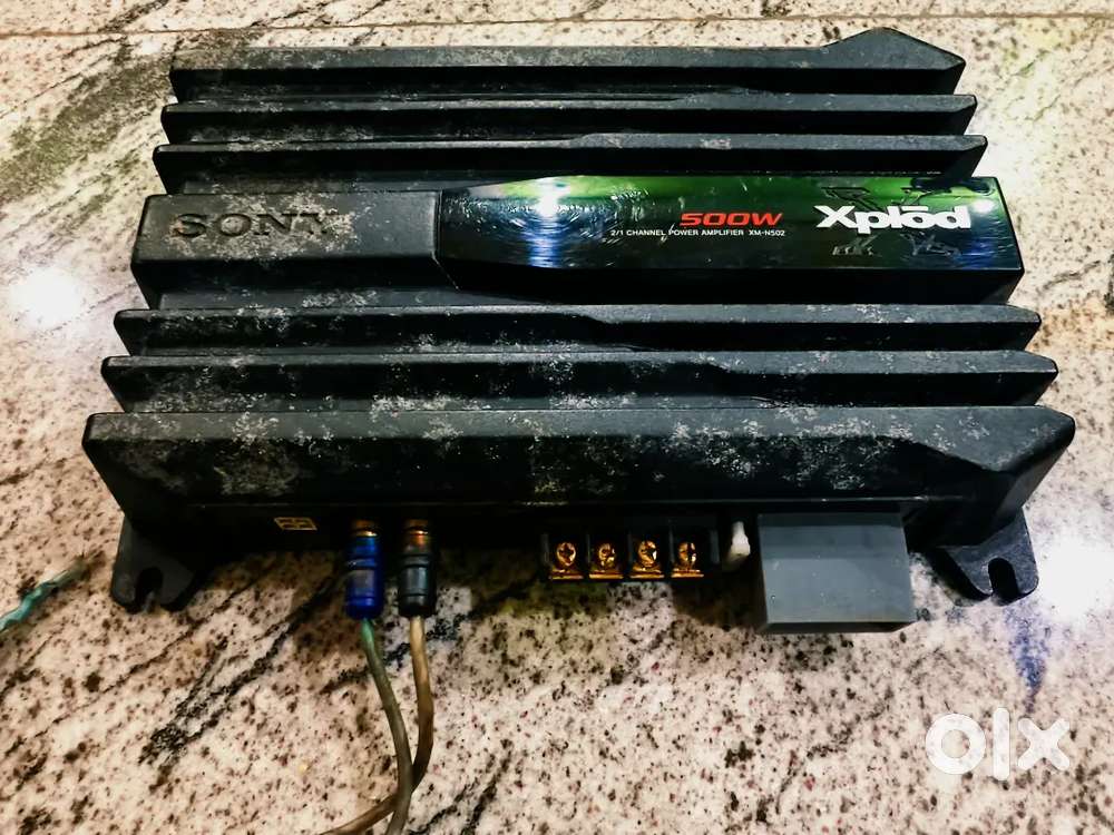 Sony car amplifier ,sub woofer