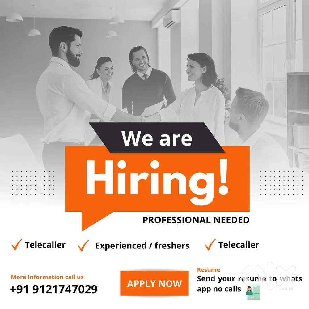 Telecaller ( fresher & Experienced)