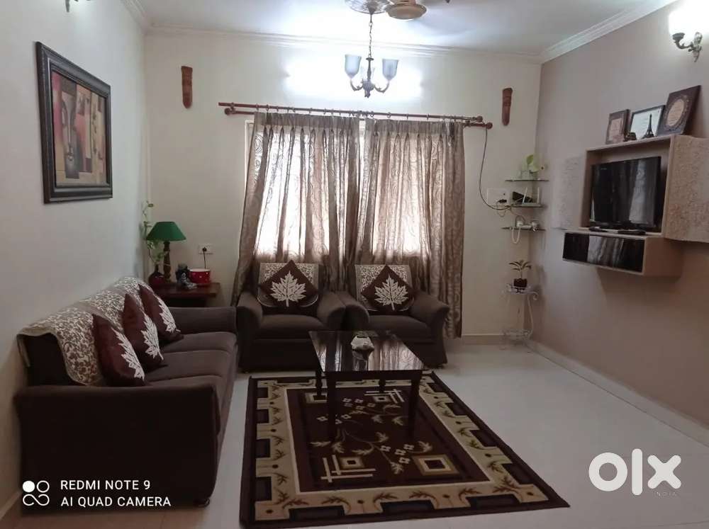 2 bhk fully furnished flat for rent in dabolim near vishal mega mart