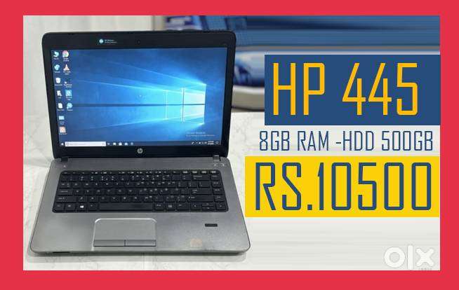 HP AMD LAPTOP - 8GB RAM - WARRANTY