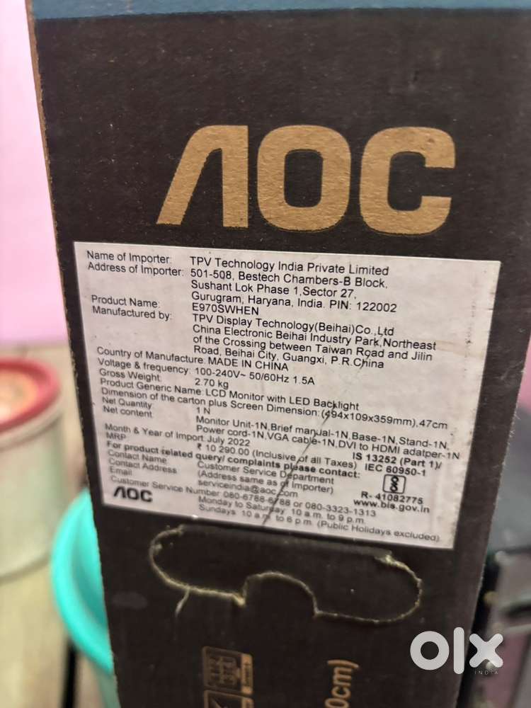 Monitor AOC E970Sw
