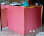 Cash table and wooden board