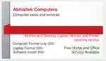 Computers, Laptop format only 200 at your Home and Office