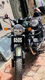 Single handed well maintained bike