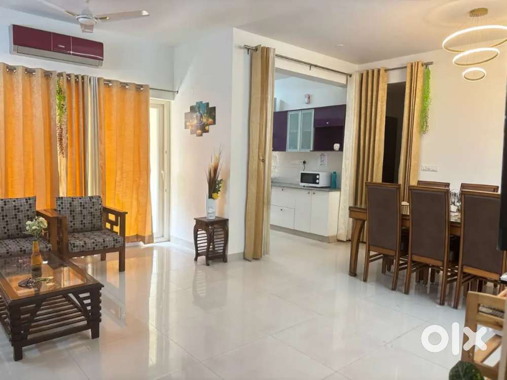 Fully furnished 3 BHK flat for rent, Rajpur road