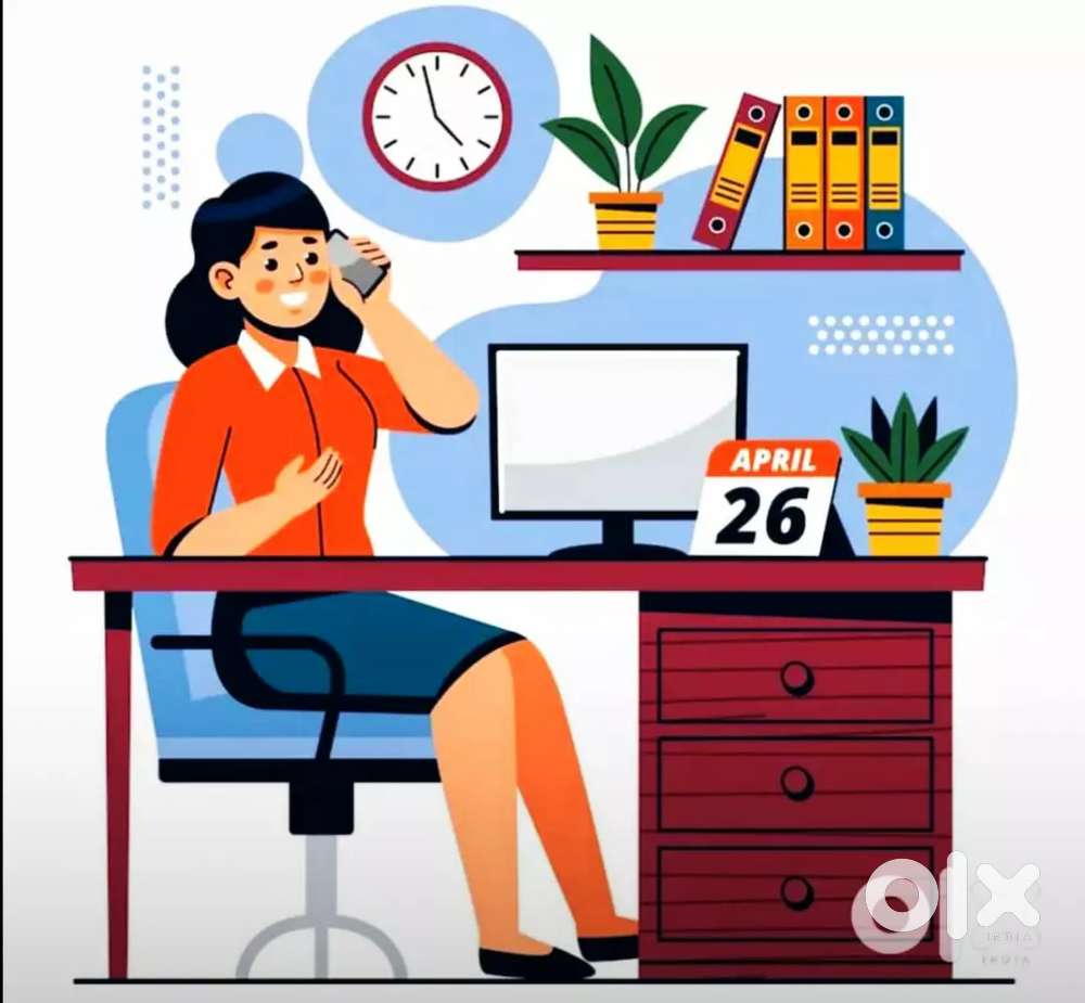 Fresher and experience for office work Opportunity