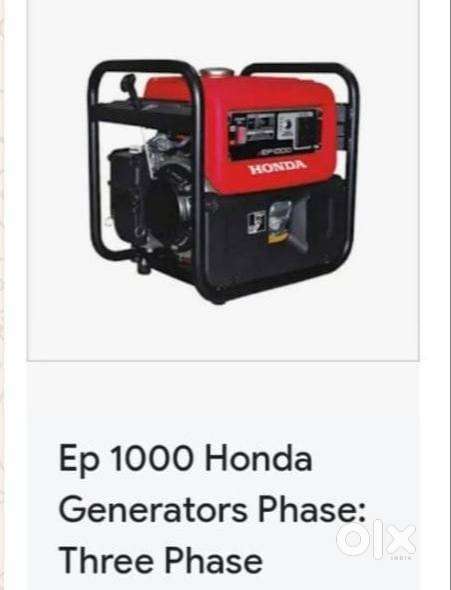 Honda EP1000 Generator – 3 Phase, Excellent Condition, Lightly Used