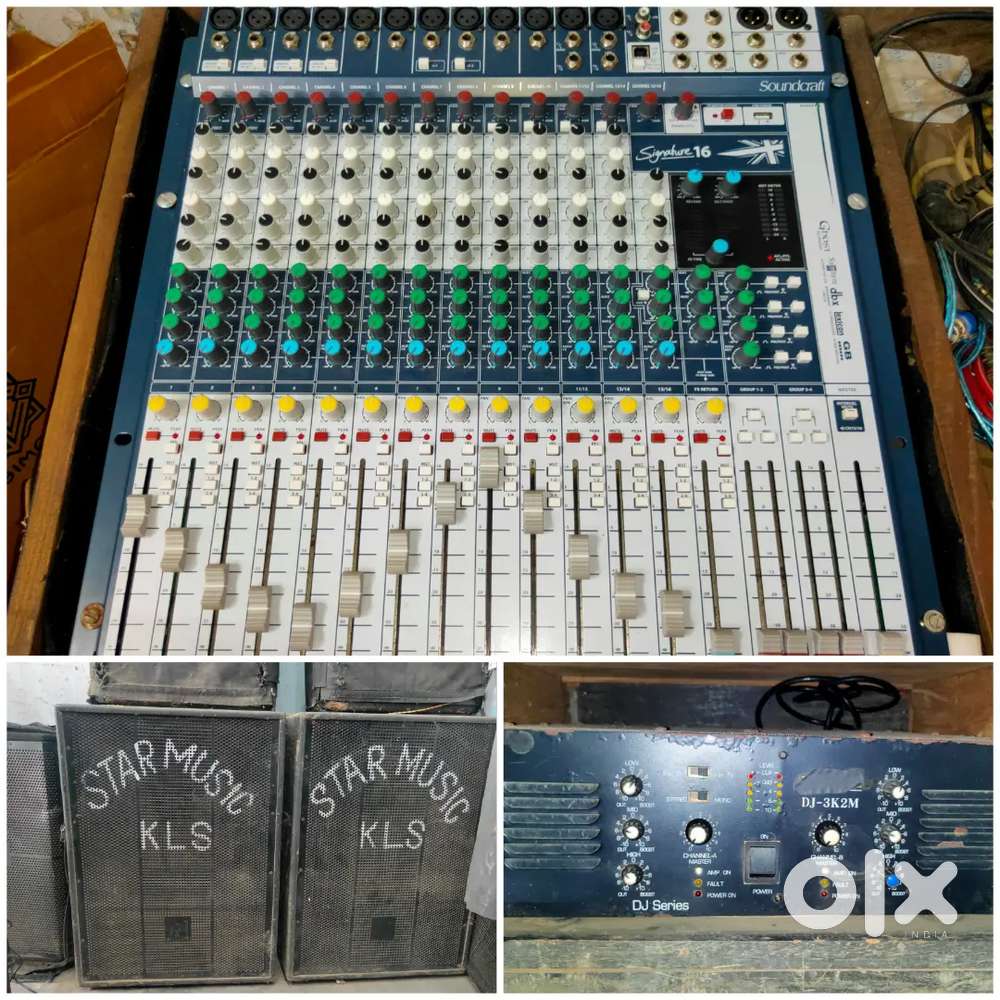 bass cabinet, mixer, amplifier available, check description -&gt;