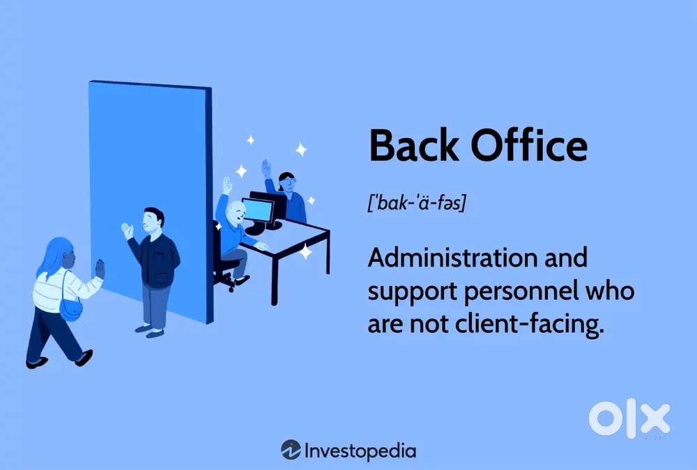 Back office work fashion factory