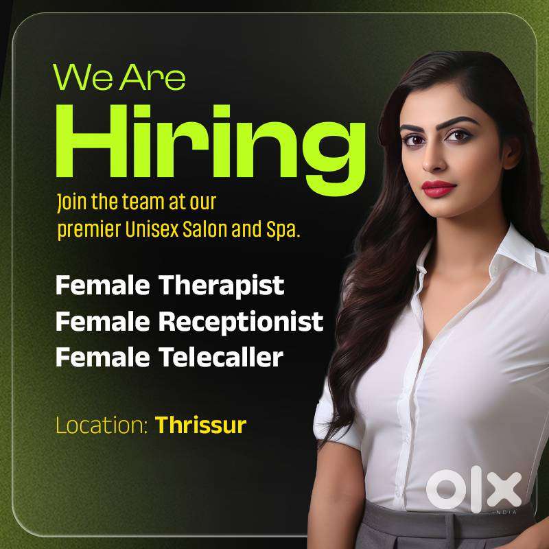 Hiring Female Therapist ‍️  ● Female Receptionist ‍  ● Female