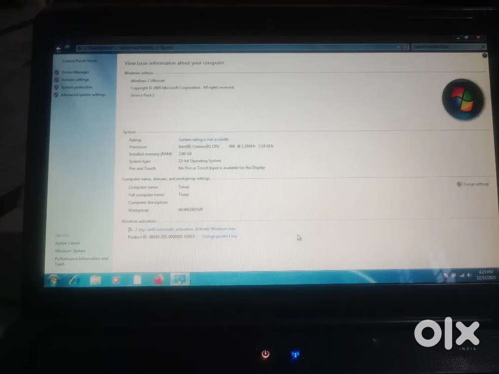 Compaq laptop for sale good condition