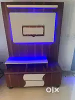 TV Unit with light  and drawer