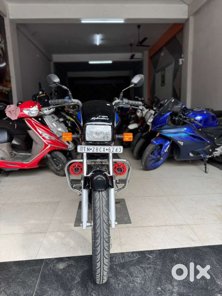 HERO SPLENDOR Plus 2025 Blue with extra Fittings