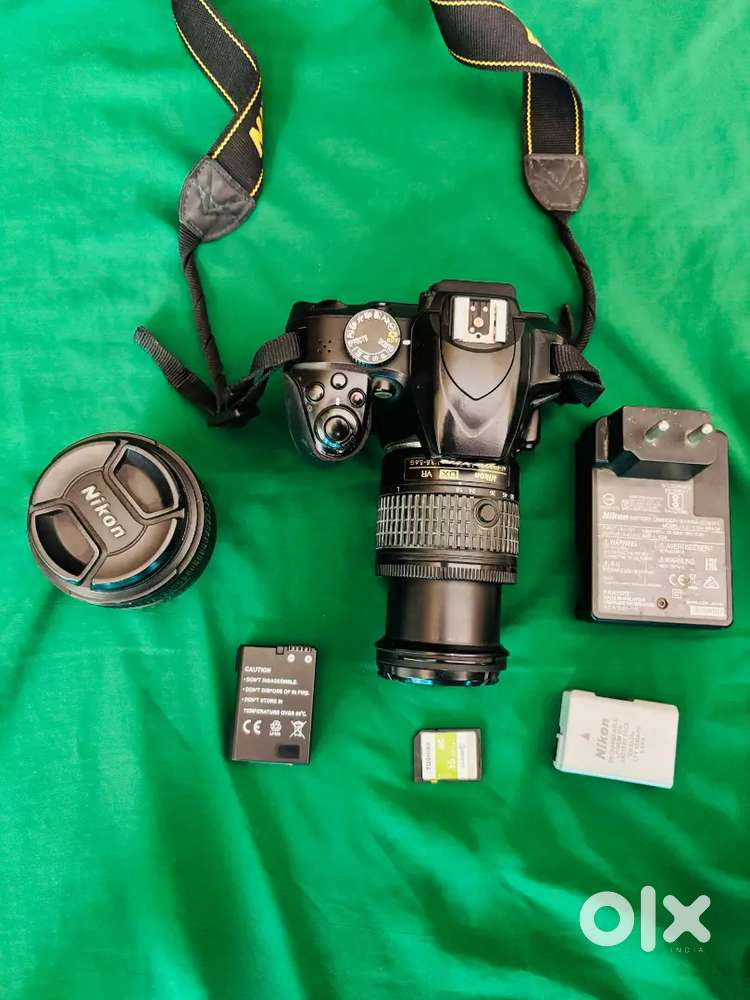 Nikon D3400 with 18-55mm kit lens and 50mm 1.8 in best condition