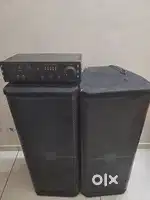 Powerful DJ Sound System – Dual Speakers + Amplifier | Loud & Clear