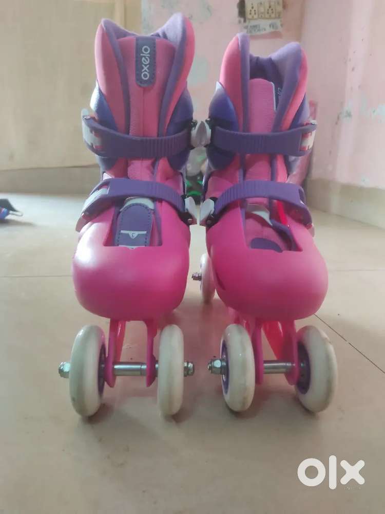 Kids Skating Shoes Inline Play 3 Pink