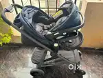Graco stroller with bassinet