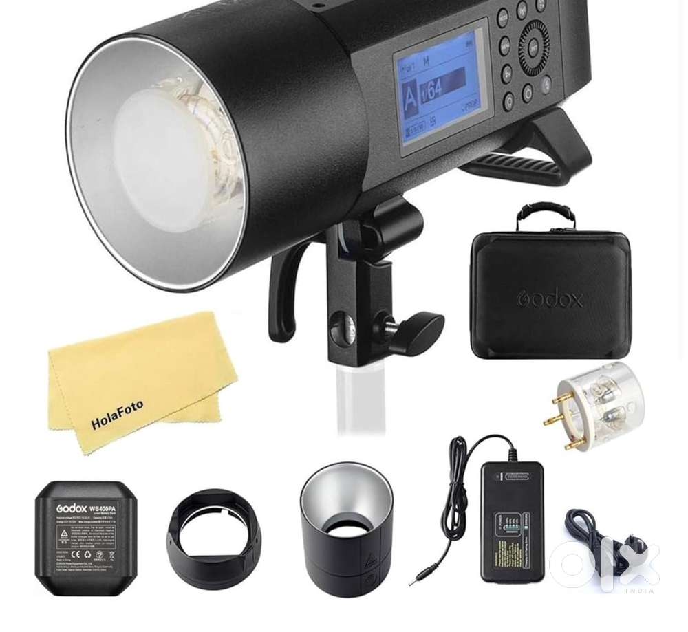 Godox AD400 pro flash light with Godox 120cm Octabox