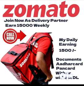 Delivery boys in dehradun jakhan Weekly payout 15000rs