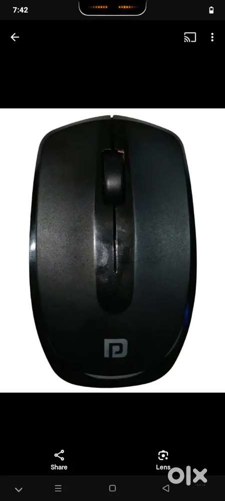 An exclusive mouse with 2 button + scroll bar